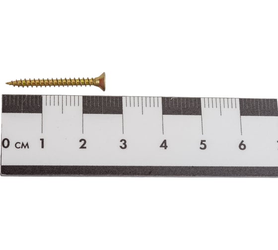 Шуруп крепежная техника желтый цинк, 2,5x25 100 шт. 11300