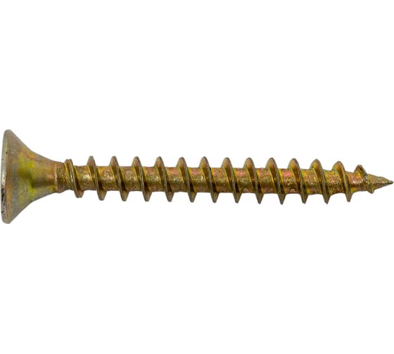 Шуруп крепежная техника желтый цинк, 5,0x40 30 шт. 11384