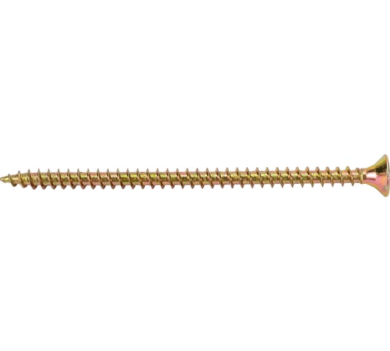 Шуруп крепежная техника желтый цинк, 4,5x80 15 шт. 11374