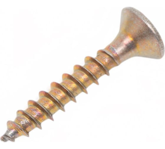 Шуруп крепежная техника желтый цинк, 4,5x25 50 шт. 11358
