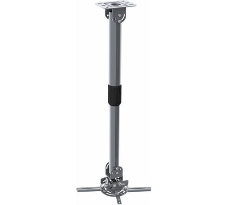 Кронштейн для проектора Cactus серебристый, 13.6 кг, потолочный, поворот и наклон CS-VM-PR16L-AL 441638