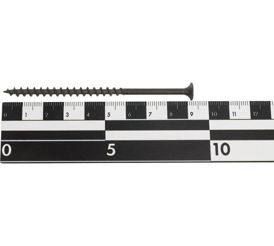 Саморез крепежная техника черный, 5,0x95 к 10 шт. 10130