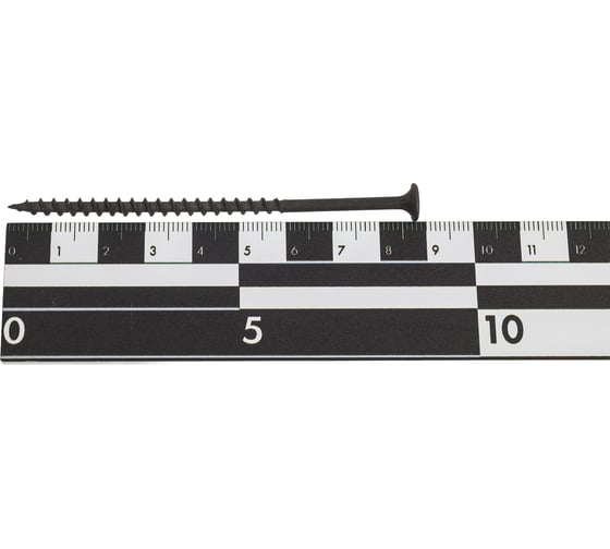 Саморез крепежная техника черный, 4,8x89 к 10 шт. 10128