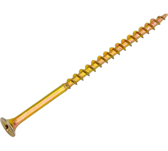 Саморез крепежная техника желтый, 4,2x76 к 250 шт. 420466 БК