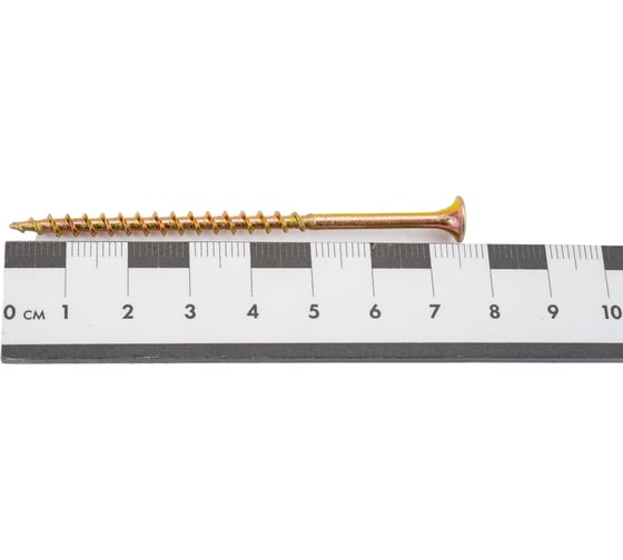 Саморез крепежная техника желтый, 4,2x76 к 250 шт. 420466 БК