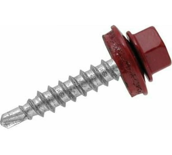 Кровельный саморез крепежная техника красное вино, 4,8x35, RAL 3005 25 шт. 11162