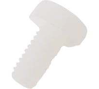 Болт с шестигранной головкой DINFIX полная резьба, полиамид (пластик), M4x8, 10 шт. 00-00003065