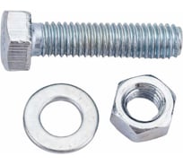 Болт с шестигранной головкой vipкрепеж набор, полная резьба, din 933, 5x20, 5 шт. 17822 VIP