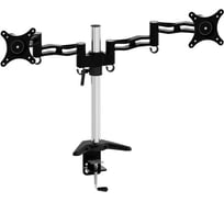 Кронштейн для мониторов CACTUS CS-VM-D08-AL серебристый, 13"-27" макс. 8 кг, настольный, поворот и наклон 441661