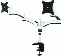 Кронштейн для мониторов CACTUS CS-VM-FE124D-AL серебристый, 15"-27" макс. 8 кг, настольный, поворот и наклон 441662