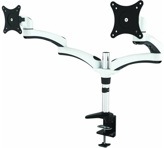 Кронштейн для мониторов CACTUS CS-VM-FE124D-AL серебристый, 15"-27" макс. 8 кг, настольный, поворот и наклон 441662 1