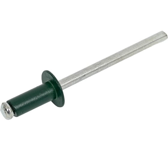 Вытяжная заклепка крепежная техника 4,0x10 зеленый мох ral 6005 50 шт. 59412 1