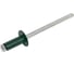 Вытяжная заклепка крепежная техника 4,0x10 зеленый мох ral 6005 50 шт. 59412 1