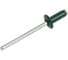 Вытяжная заклепка крепежная техника 4,0x10 зеленый мох ral 6005 50 шт. 59412 2