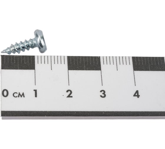 Саморез крепежная техника клоп, белый, острый, 3,5x11, 100 шт. 10210