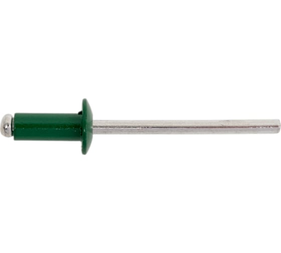 Вытяжная заклепка крепежная техника 4,0x10 зеленая мята ral 6029 50 шт. 59406 1