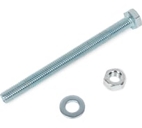 Болт с ш/г крепежная техника полная резьба, набор, din 933, 8x100 3 шт. 17880