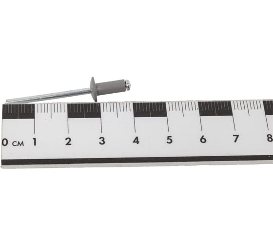 Вытяжная заклепка крепежная техника 4,0x10 серая ral 7004 50 шт. 59428