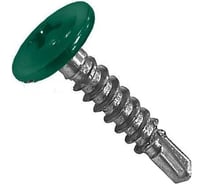 Саморез с прессшайбой крепежная техника красное вино 4,2x16 ral 3005, острый, 50 шт. 10680