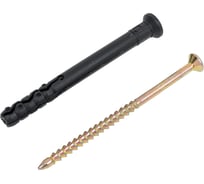 Дюбель-гвоздь крепежная техника потайной бортик, 6x60, 5 шт. 50814