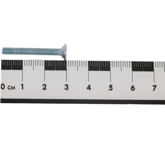 Винт с метрической резьбой крепежная техника потайной, din 965, 4x30, 10 шт. 38430