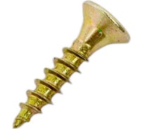 Шуруп крепежная техника желтый цинк, 2,5x12 1000 шт. 431294 БК