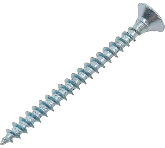 Шуруп крепежная техника белый цинк, 4,0x45 500 шт. 431490 БК