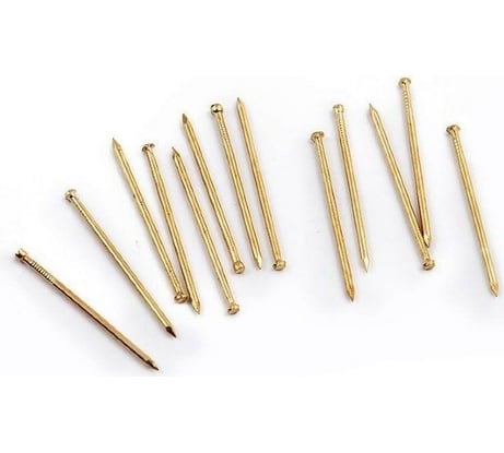 Финишные гвозди vipкрепеж латунированные, 1,4x20 мм, 60 шт. 21132 VIPS