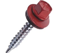 Кровельный саморез крепежная техника красное вино, 4,8x70, ral 3005, 100 шт. 420313 БК