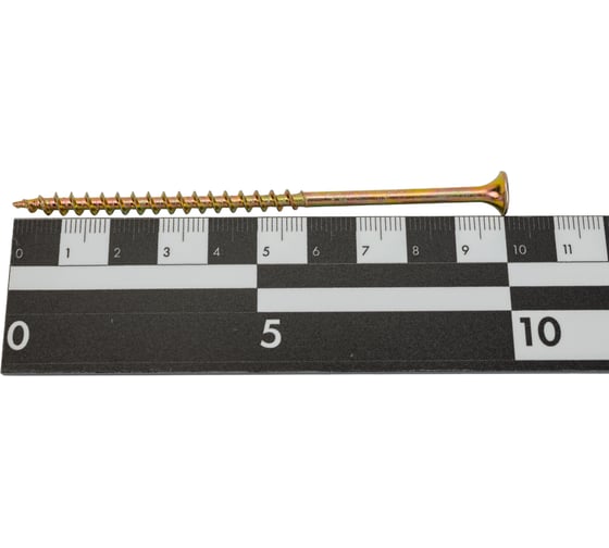 Желтый саморез крепежная техника 4,8x100 к 150 шт. 420470 БК