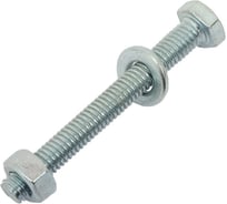 Болт с ш/г крепежная техника набор, полная резьба, din 933, 6x50, 10 шт. 17842