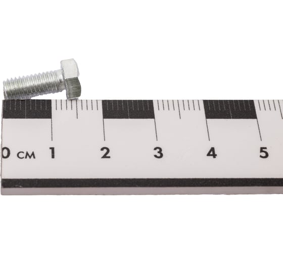Болт с ш/г крепежная техника полная резьба, din 933/558, 5x12, 10 шт. 36824