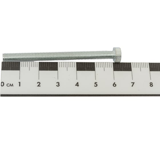 Болт с ш/г крепежная техника полная резьба, din 933/558, 5x60, 3 шт. 36842