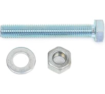 Болт с ш/г крепежная техника набор, полная резьба, din 933, 12x80, 2 шт. 27936