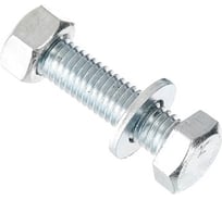 Болт с ш/г крепежная техника набор, полная резьба, din 933, 8x20, 8 шт. 17854