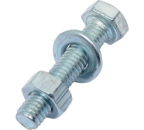 Болт с ш/г крепежная техника набор, полная резьба, din 933, 6x30, 15 шт. 17834