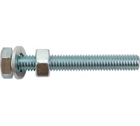 Болт с ш/г крепежная техника набор, полная резьба, din 933, 6x45, 10 шт. 17840