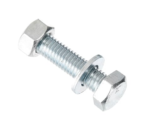 Болт с ш/г крепежная техника набор, полная резьба, din 933, 8x50, 5 шт. 17866