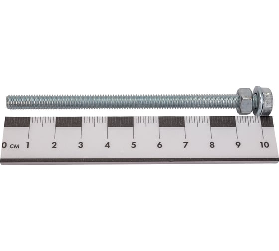 Болт с ш/г крепежная техника набор, полная резьба, din 933, 6x100, 4 шт. 17852