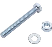 Болт с ш/г крепежная техника набор, полная резьба, din 933, 10x80, 3 шт. 27922