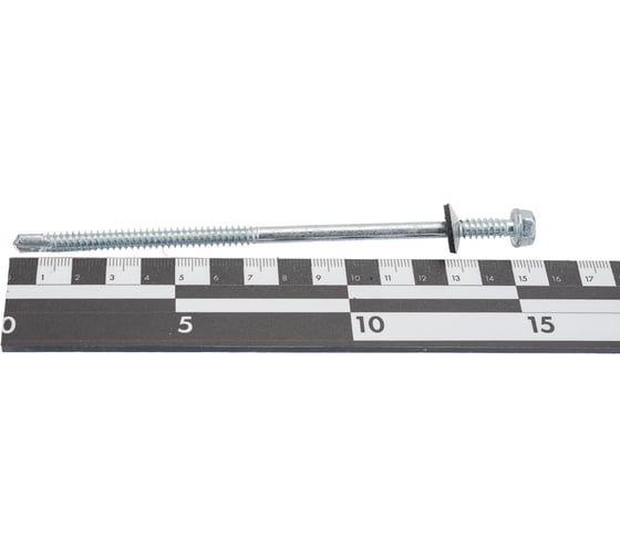 Кровельный саморез крепежная техника цинк, 6,3x150-152, 4 шт. 11026