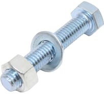 Болт с ш/г крепежная техника набор, полная резьба, din 933, 8x45, 5 шт. 17864