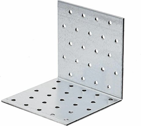 Крепежный равносторонний перфорированный уголок СВК 40x40x40 толщина 1,8 мм SVK-PFL40404018 Н0000026038