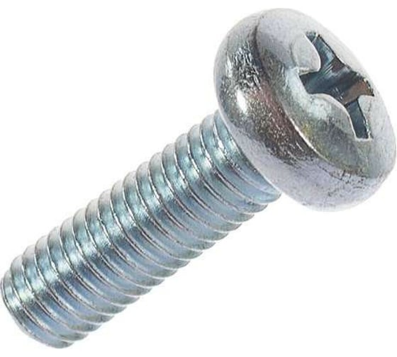 Винт с полусферической головкой МЕТАЛЛСЕРВИС m3x6, din 7985, цинк, 40 шт. 1242042