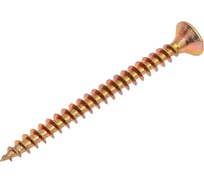 Шуруп качественный крепеж желтый цинк, 6,0x70, 280 шт. 2000664 КЧ