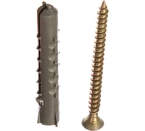 Набор для крепления плинтусов крепежная техника 6x30 дюбель с усами 20 шт. 83002 25042857