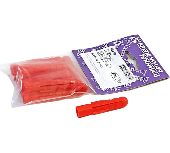 Дюбель крепежная техника b-fix 10x50 10 шт. 50128