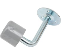 Настенный дверной ограничитель Левша 90 мм, серый У4-9571.Сер