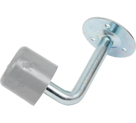 Настенный дверной ограничитель Левша 90 мм, серый У4-9571.Сер