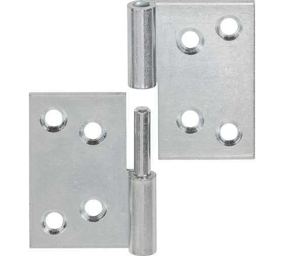 Разъемная петля VORMANN 60x80 мм, правая, оцинкованная 000029609Z 1